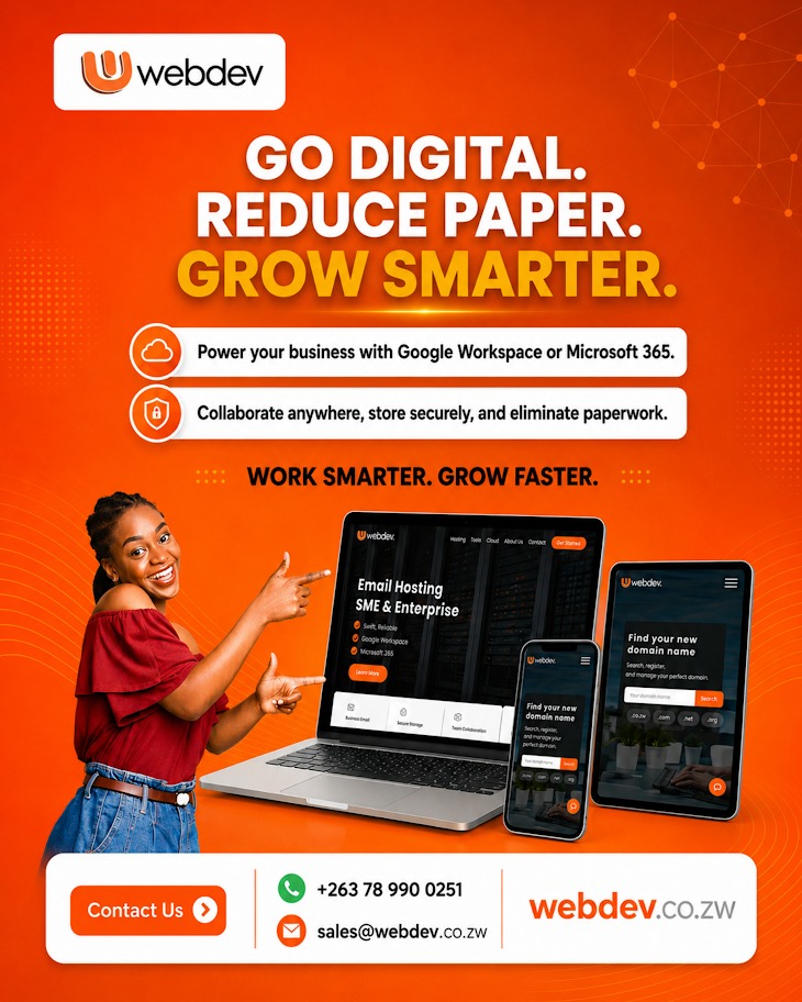 Webdev Zimbabwe Facebook ad