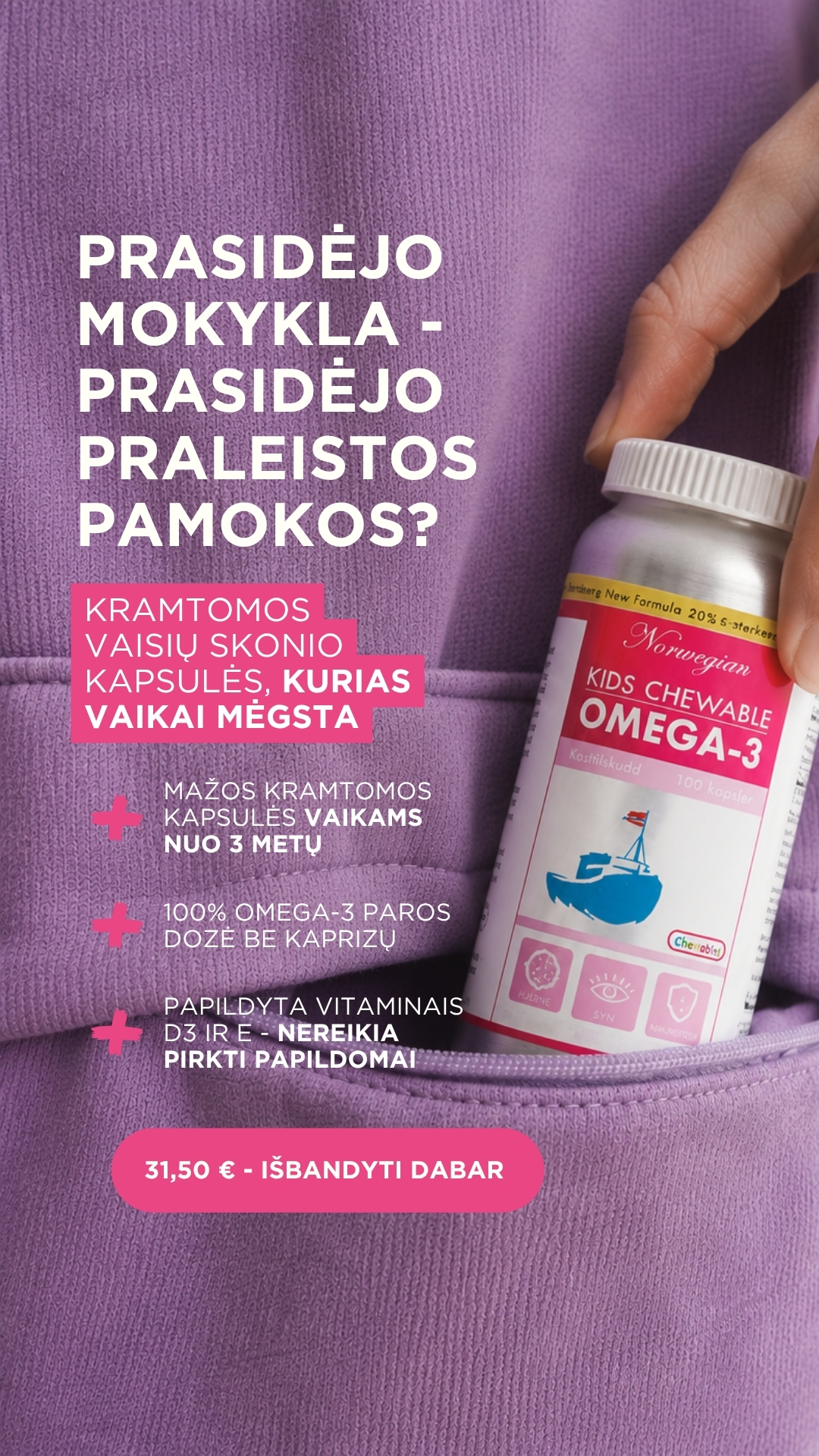 Omegalab.lt Facebook ad