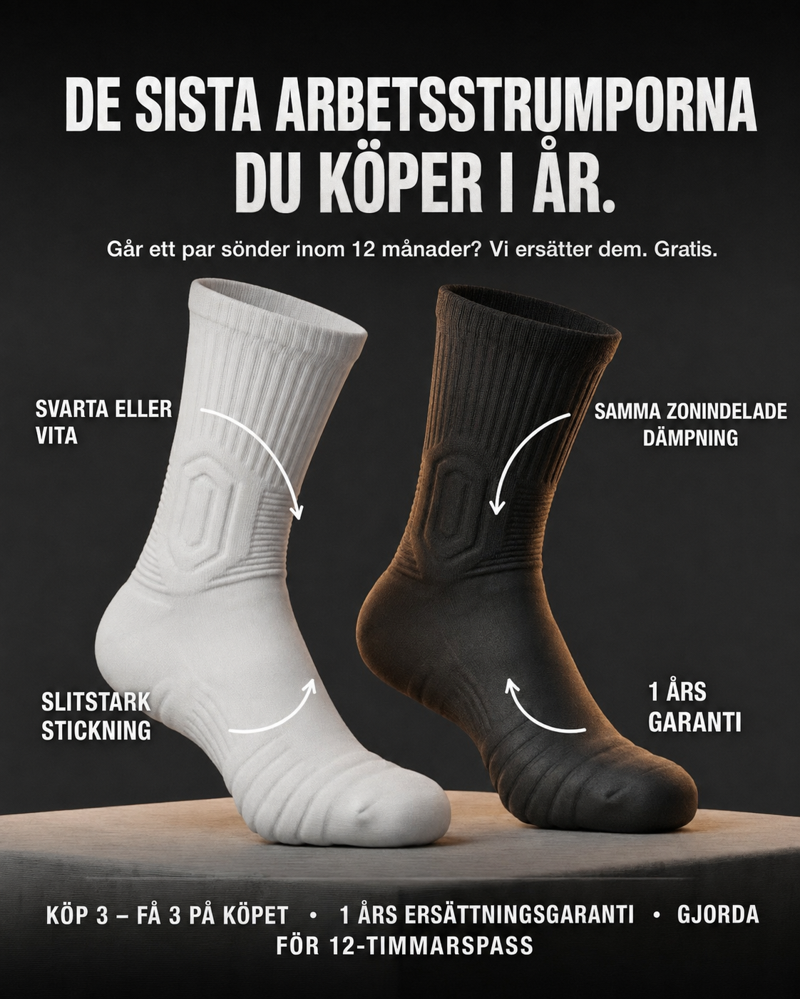 Needyknee Facebook ad: Gör betonggolv till heltäckningsmatta.