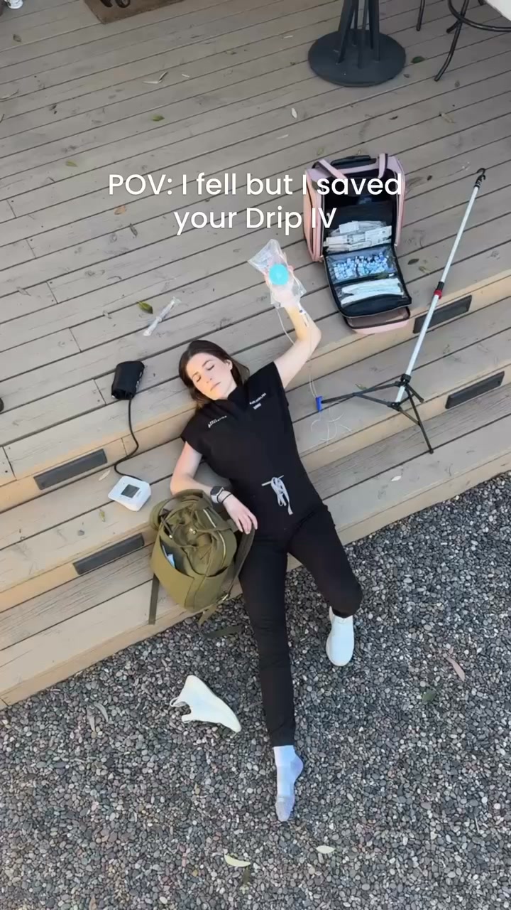 DripHydration.com Facebook ad: IV Therapy Delivered To You