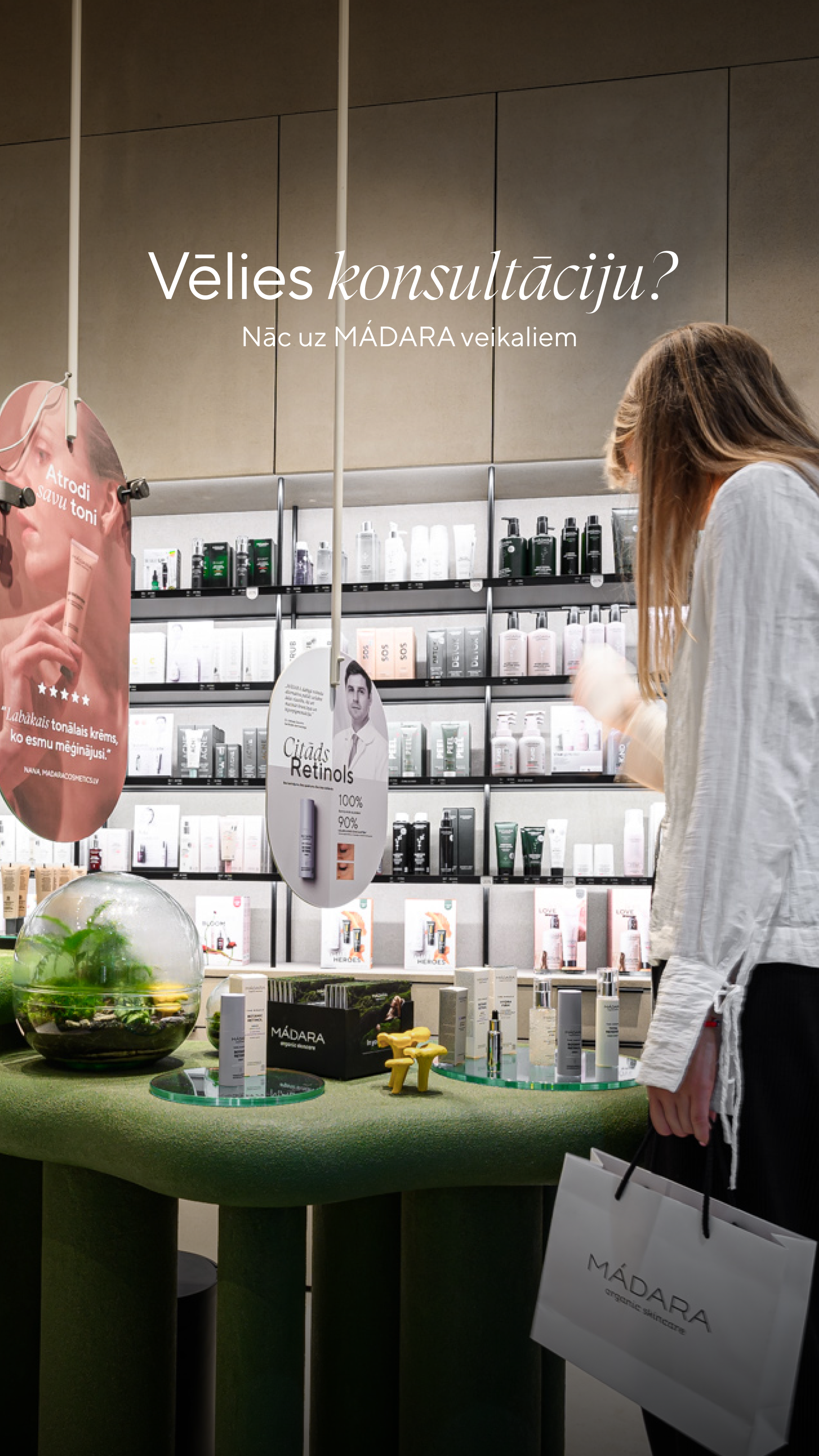 Mádara Organic Skincare Facebook ad