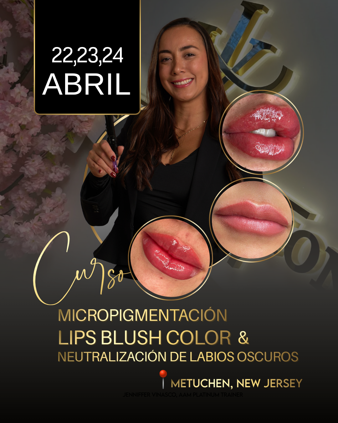 Jennifer Vinasco Facebook ad: Conviértete en Micropigmentadora Licenciada en EE.UU.
