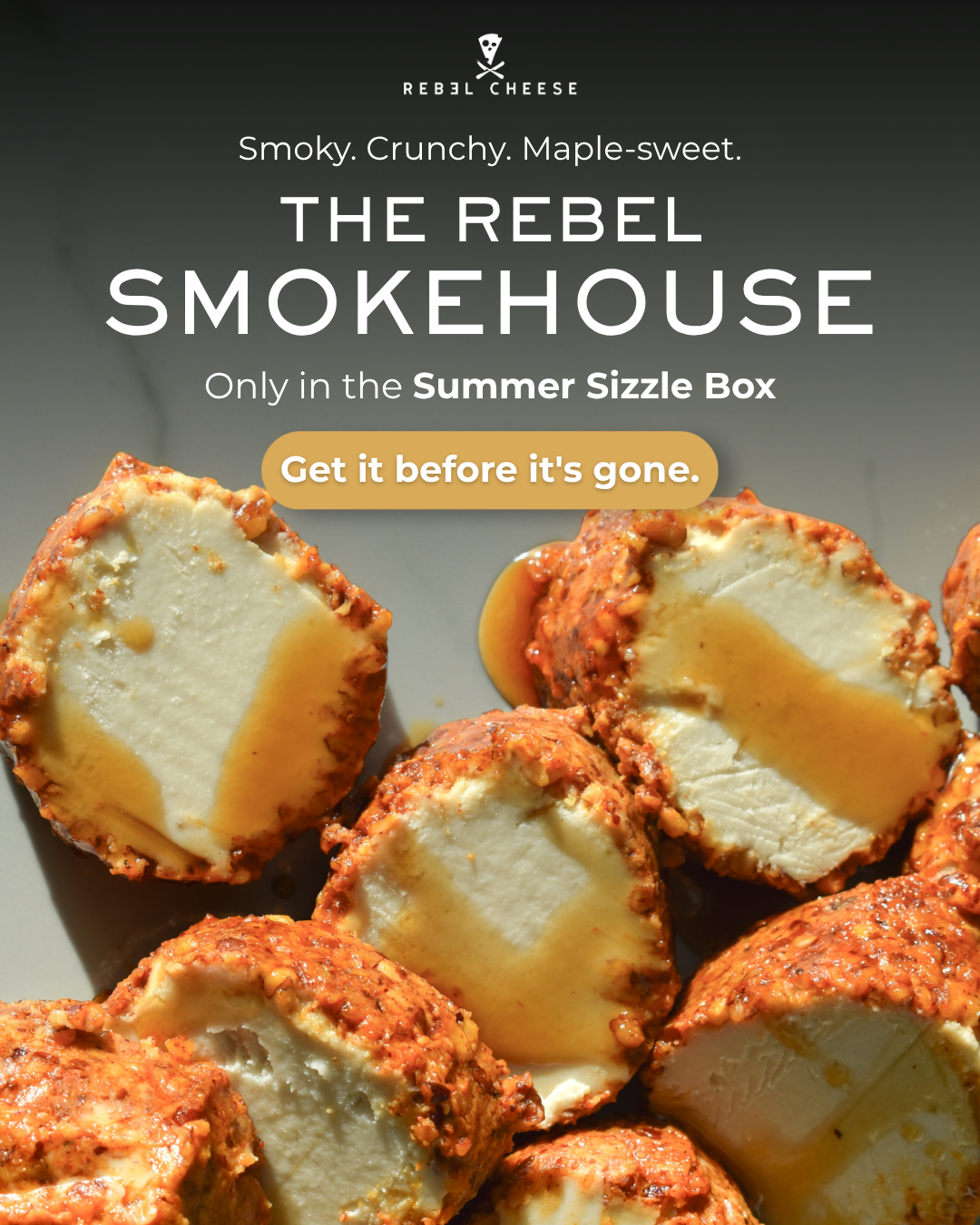 Rebel Cheese Facebook ad