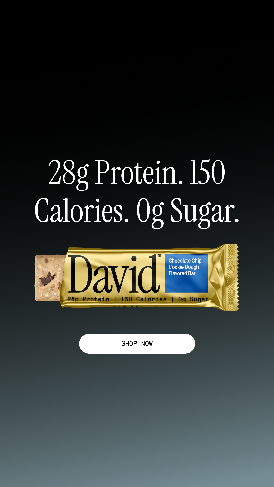 David Protein Facebook ad