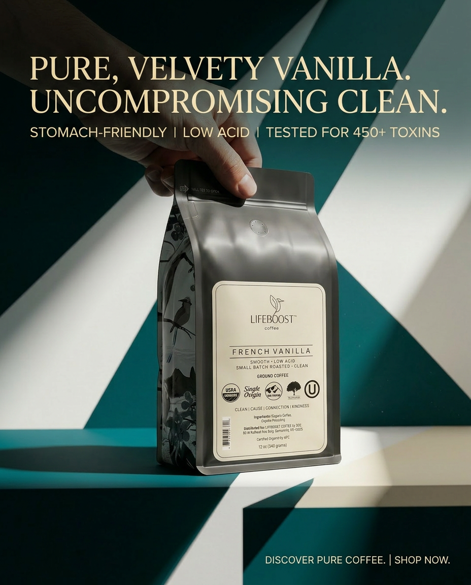 Lifeboost Coffee Facebook ad