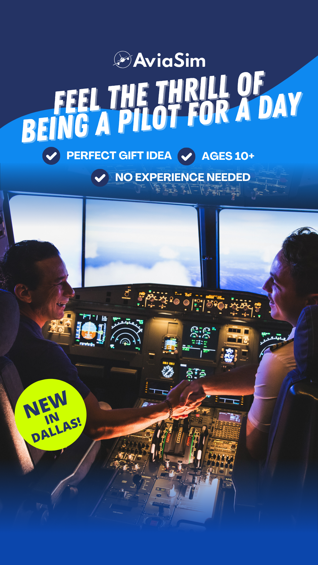 AviaSim - Flight simulators Facebook ad from Aug 7, 2026