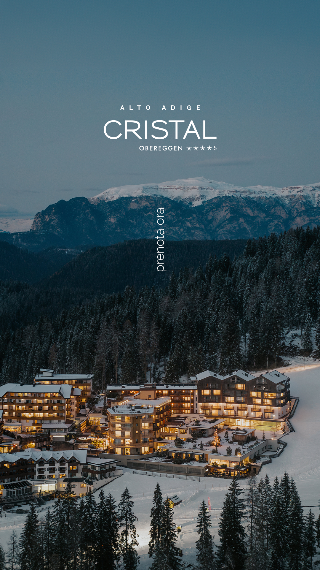 Hotel Cristal Obereggen Facebook ad from Oct 8, 2025
