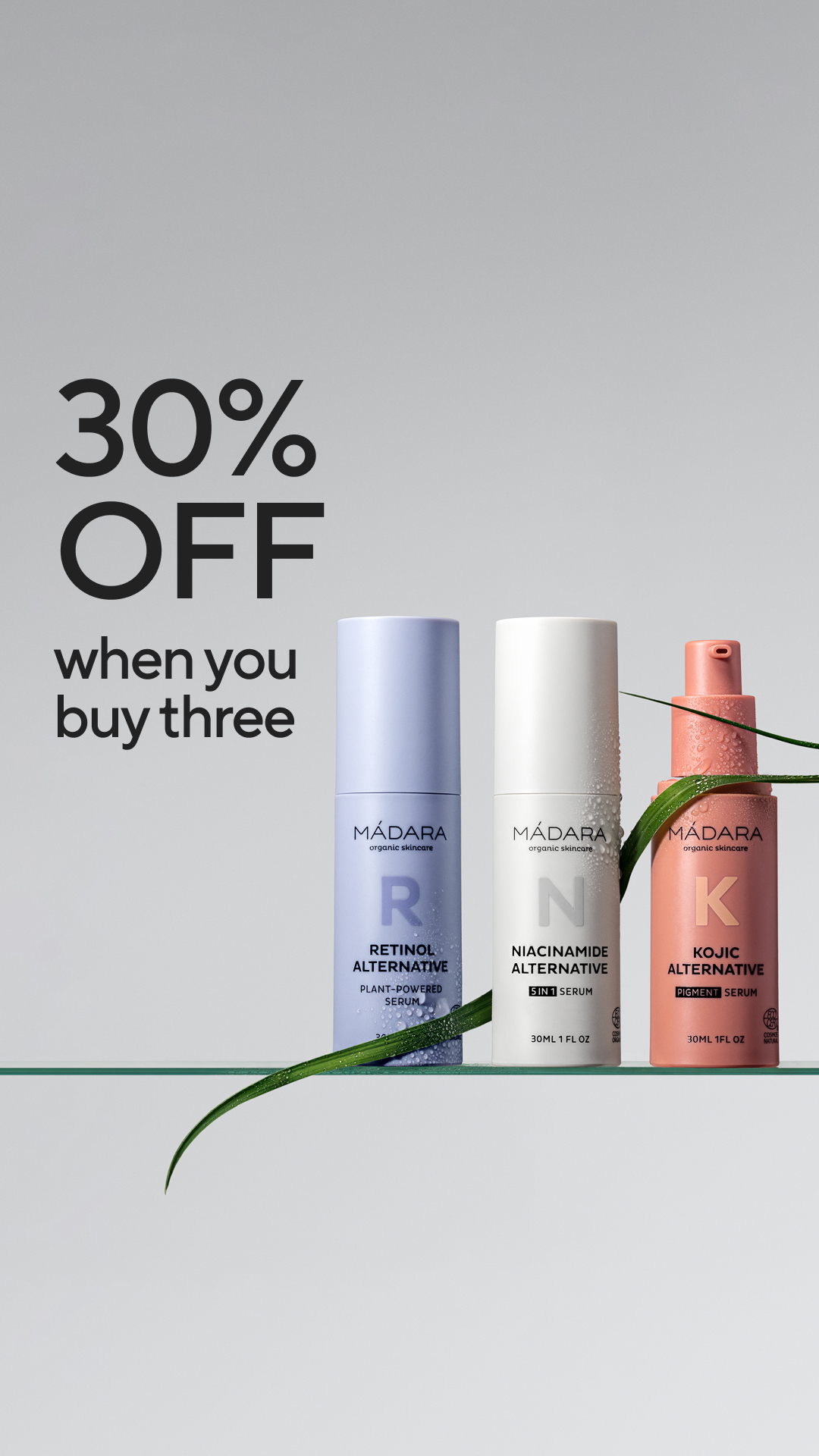 Mádara Organic Skincare Facebook ad