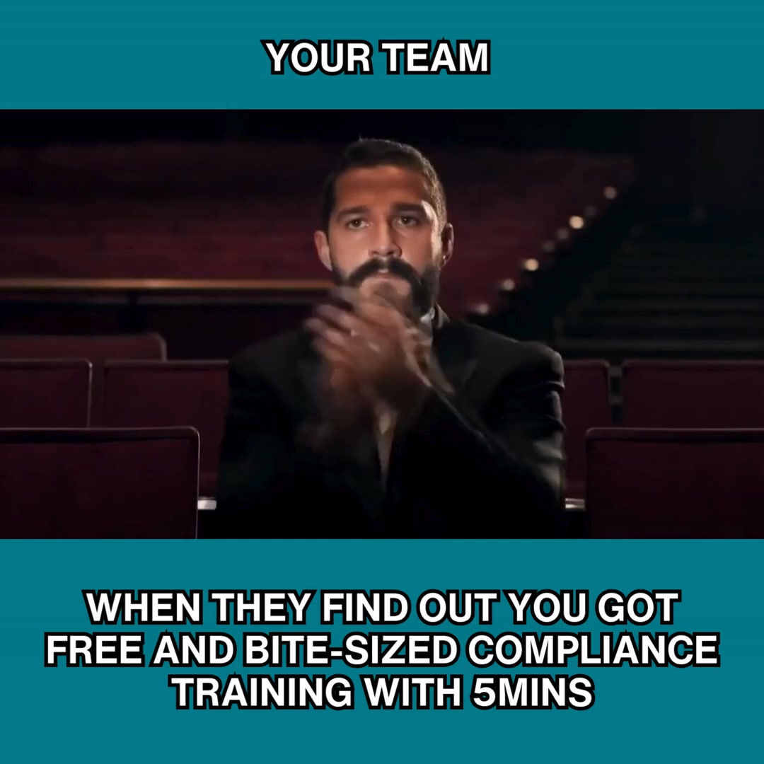 5Mins Facebook ad: Access FREE compliance training for your whole team
