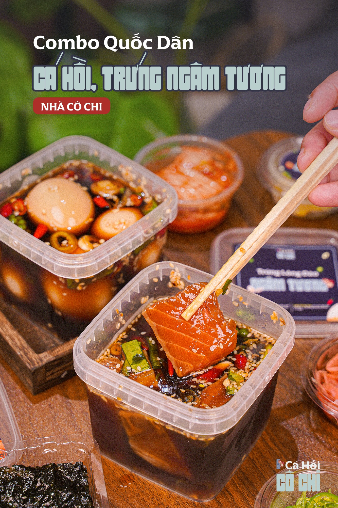 Cá Hồi Cô Chi - Cá Hồi Ngâm Tương Đà Nẵng Facebook ad: COMBO BESTSELLER CÁ HỒI + TRỨNG NGÂM TƯƠNG!