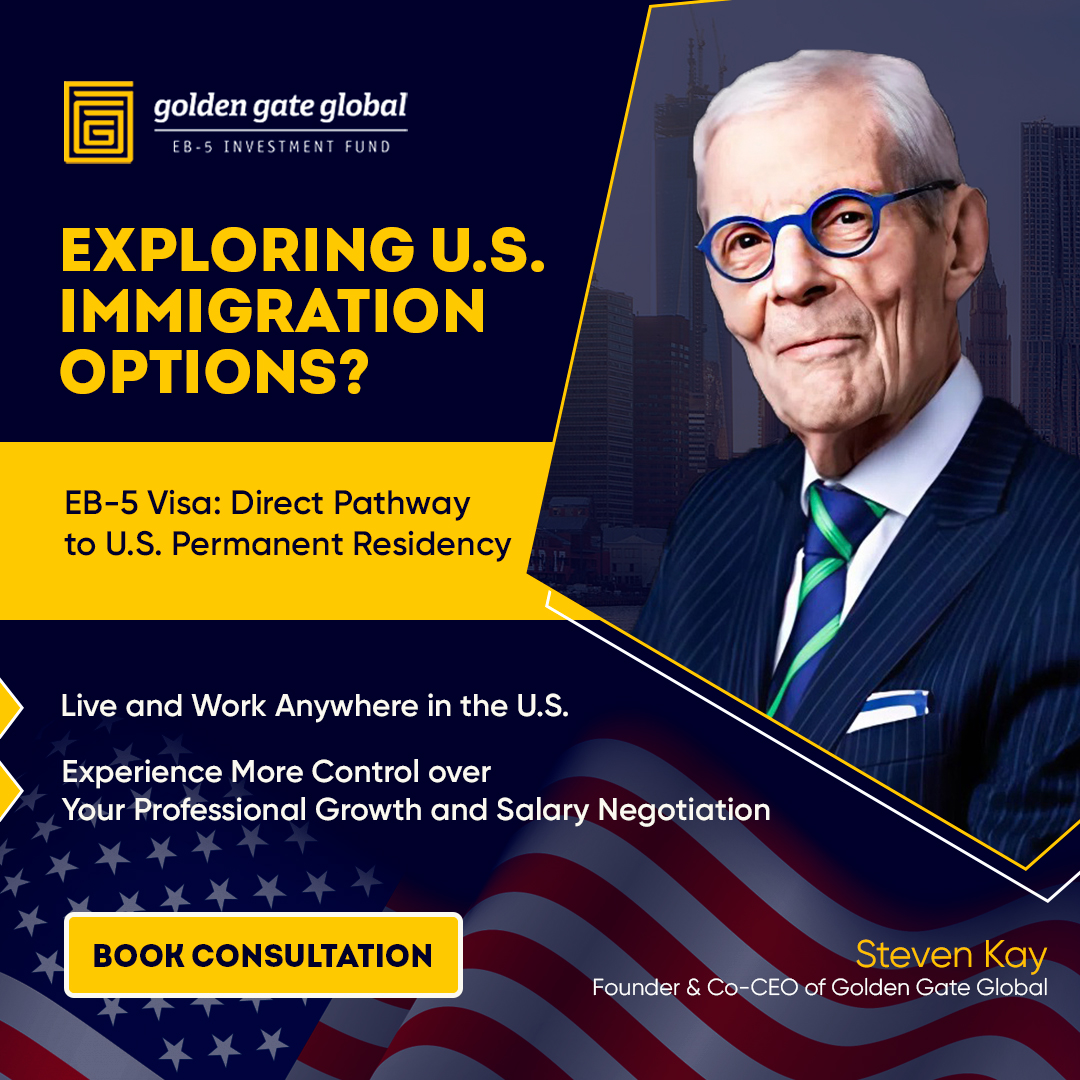 EB-5 Regional Center: Golden Gate Global Facebook ad
