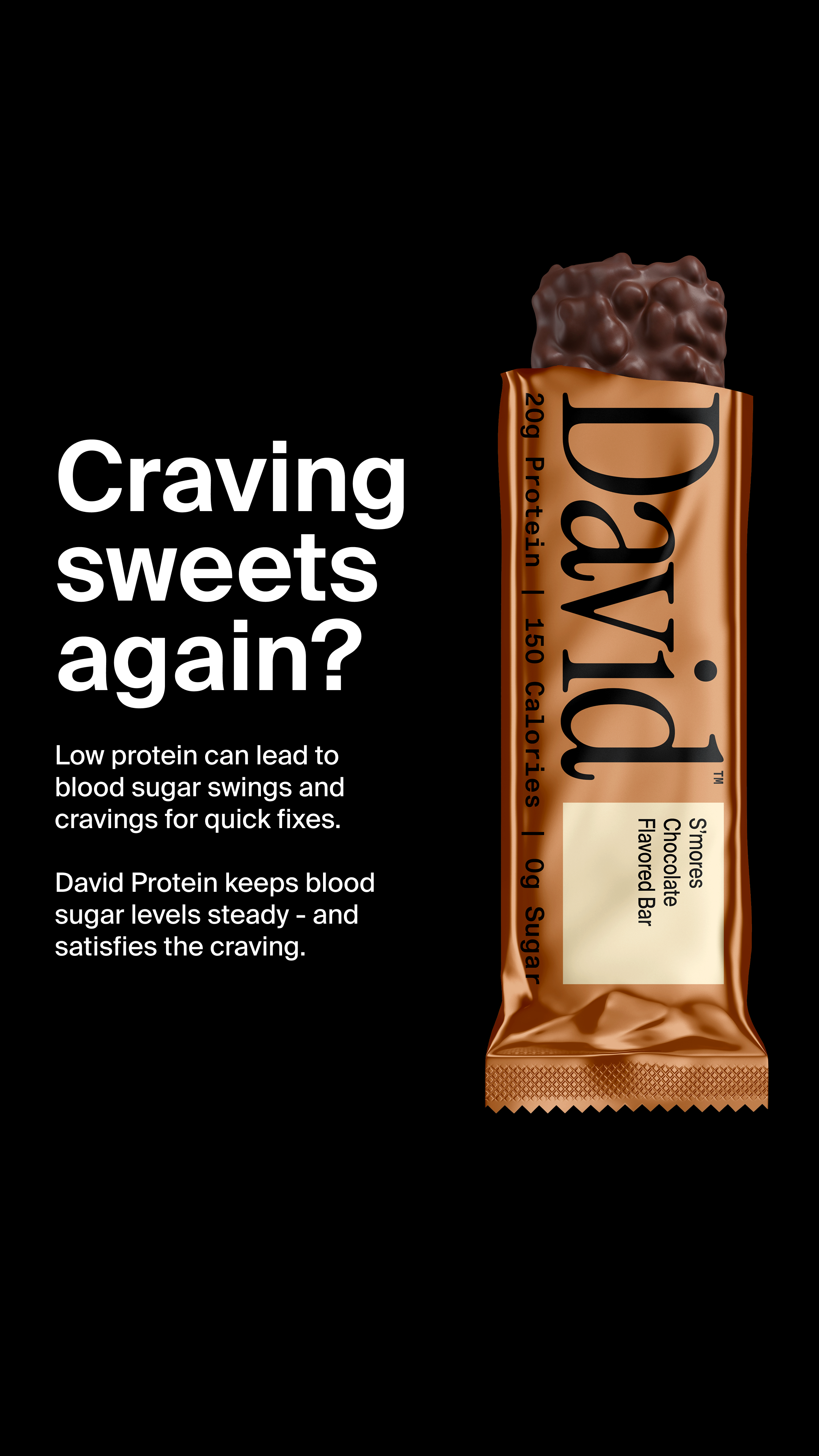 David Protein Facebook ad