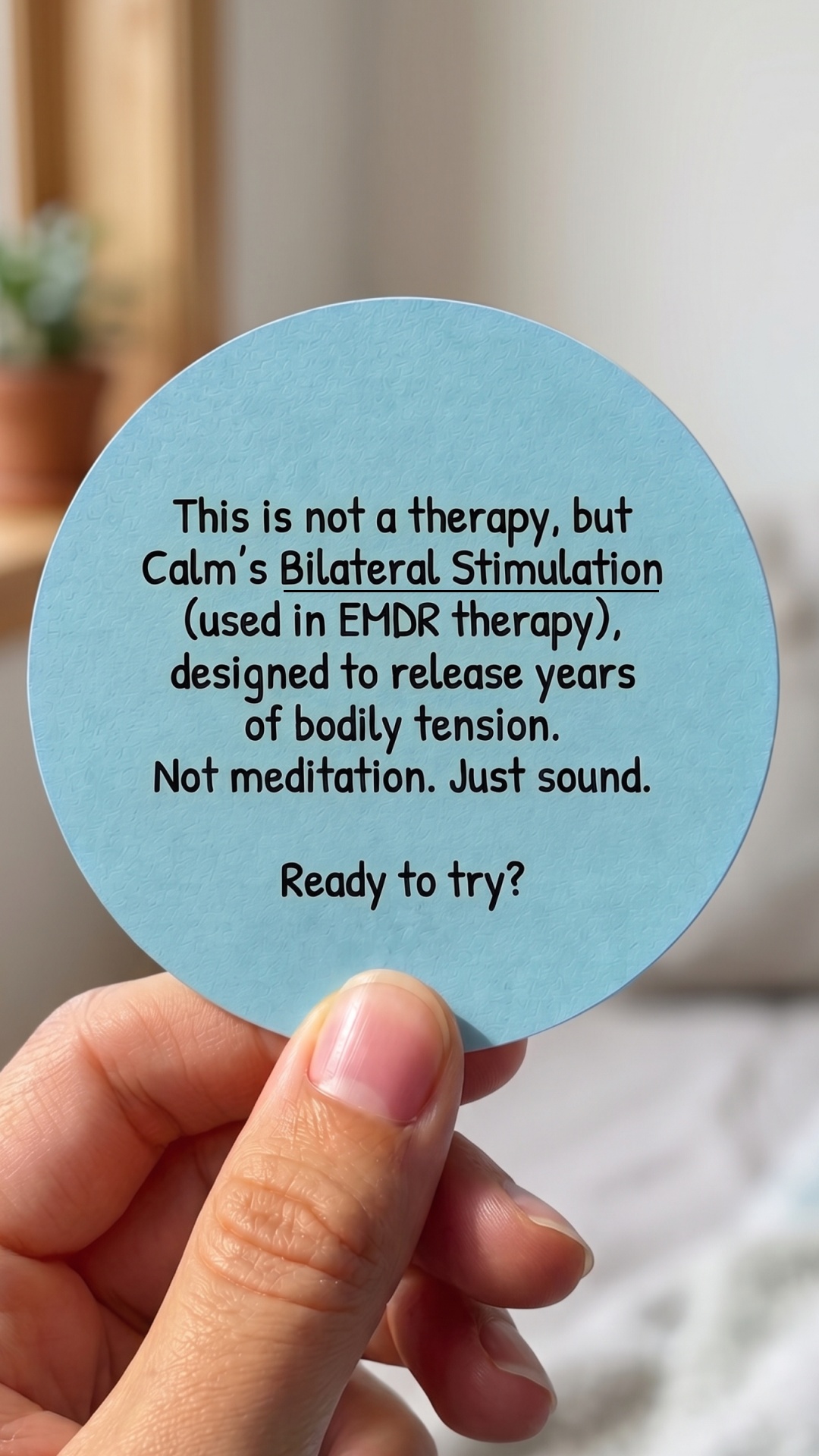 Calm Facebook ad