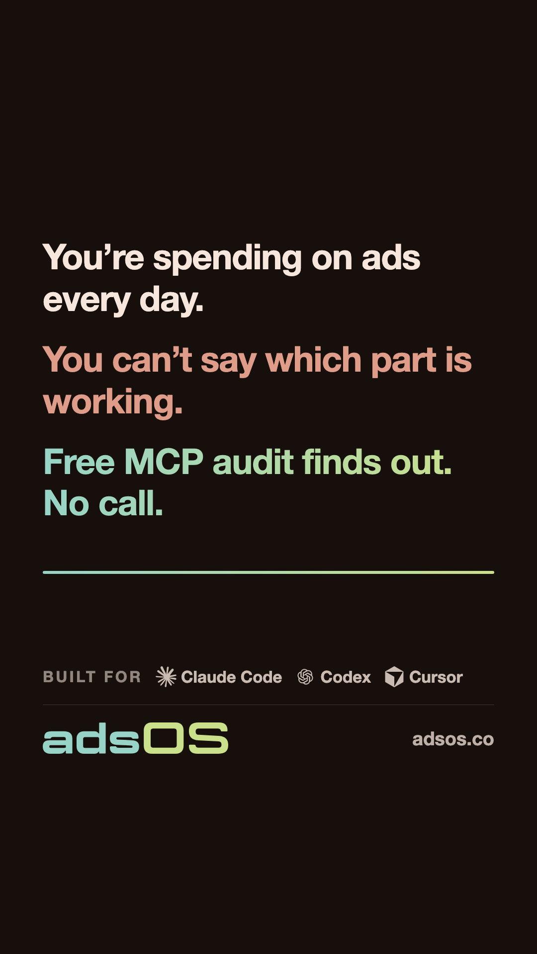 adsOS Facebook ad