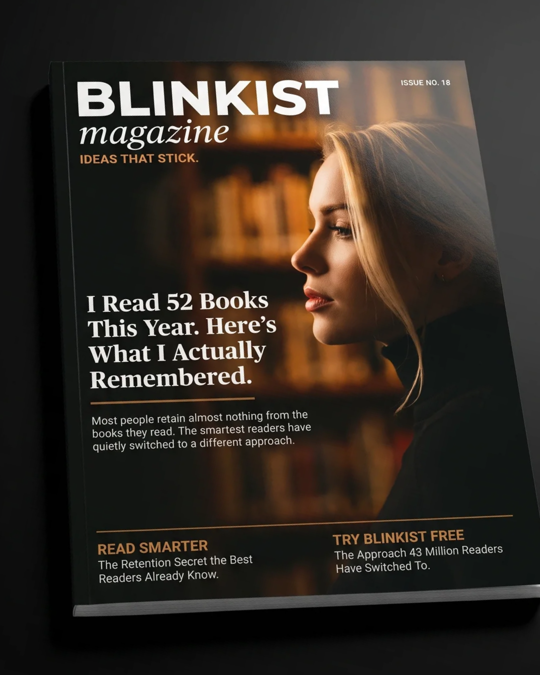Blinkist Facebook ad