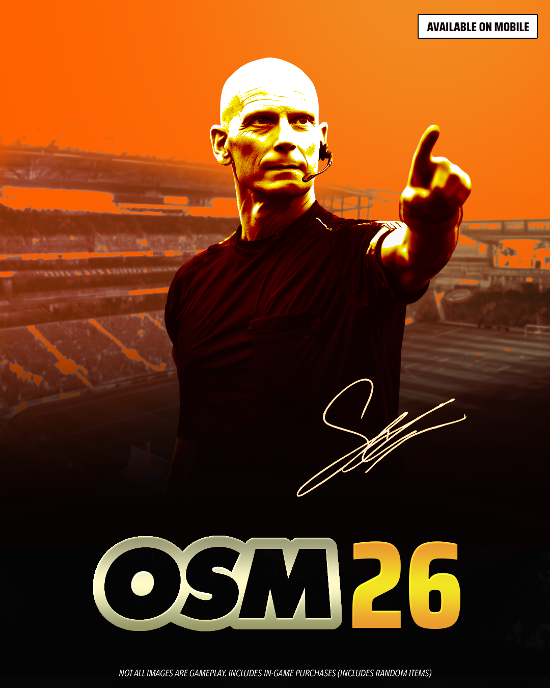 Online Soccer Manager Facebook ad