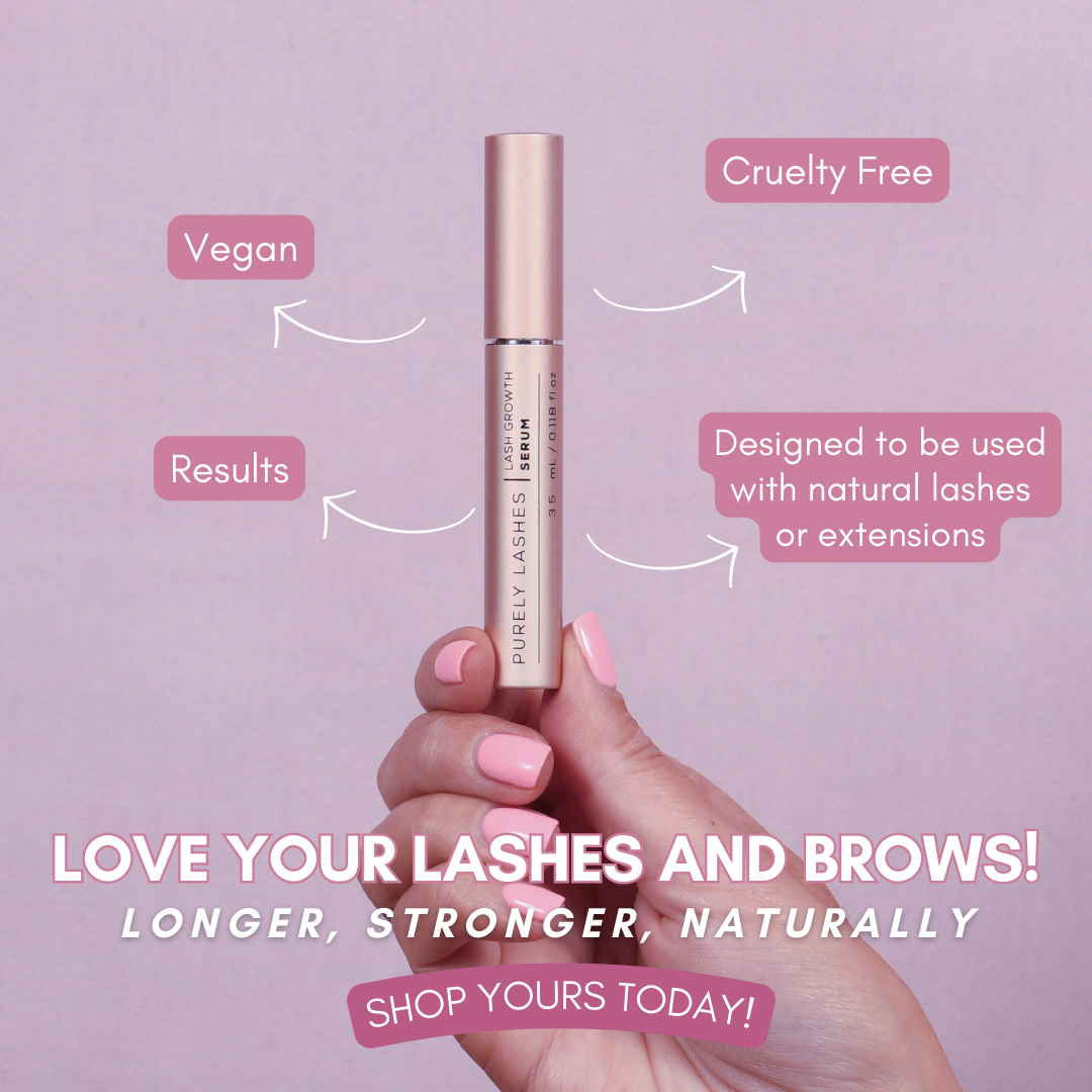 Purely Lashes Facebook ad