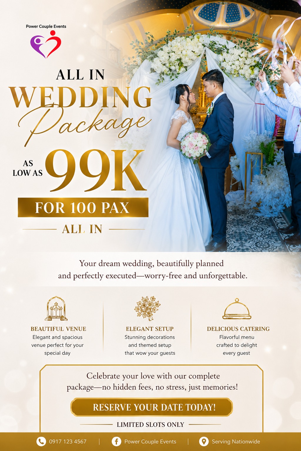 Power Couple Events Facebook ad