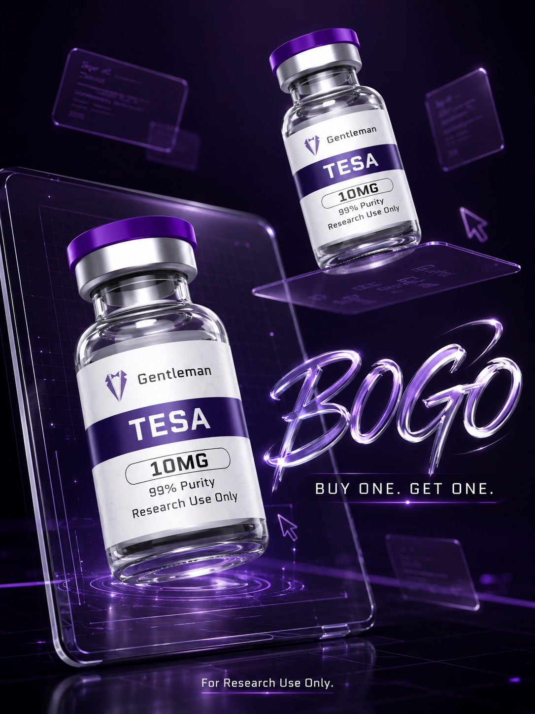 Gentlemen Science Department Facebook ad: BOGO Event Live at Gentleman