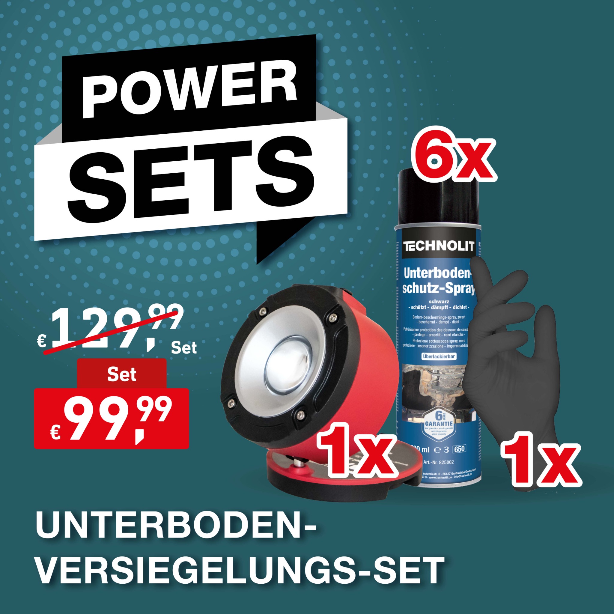 TECHNOLIT GmbH Facebook ad: Sichere dir das Komplett-Set für Unterbodenschutz: starke…