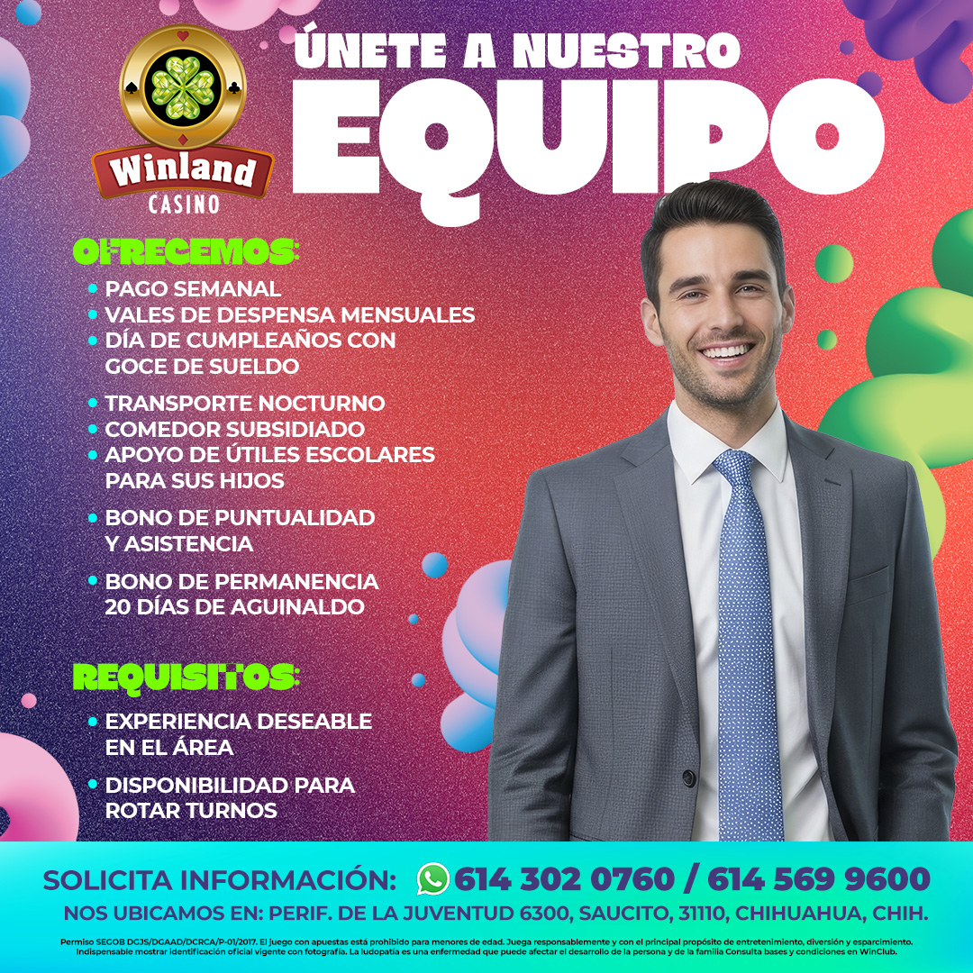 Atracción Talento Winland Chihuahua Facebook ad