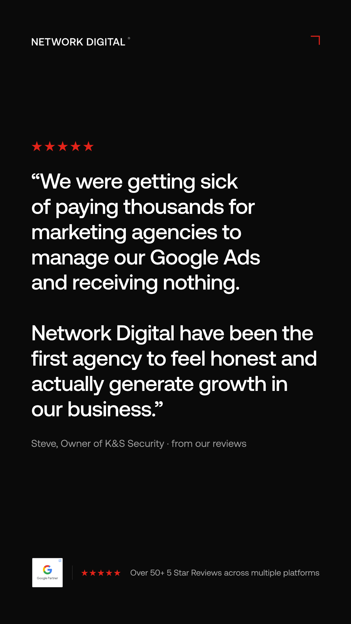 Network Digital Facebook ad: Google Ads Management You Can Trust