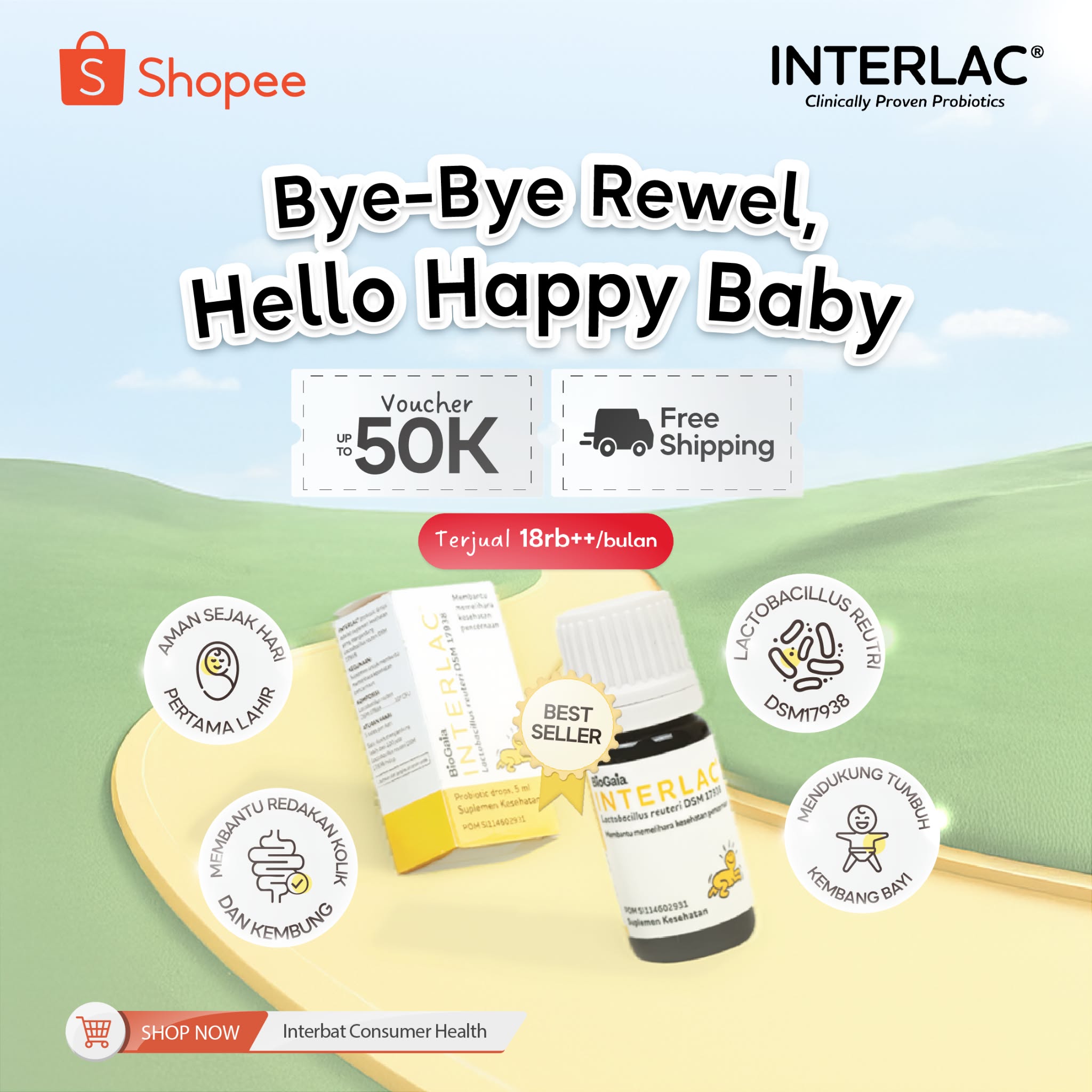 Interlac Probiotics Facebook ad