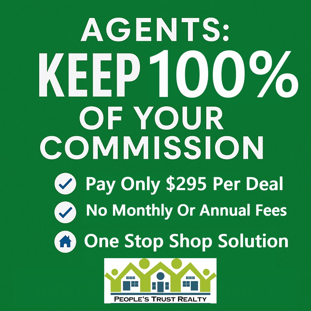 People's Trust Realty, Spring Hill FL Facebook ad: ATTENTION FLORIDA REAL ESTATE AGENTS
