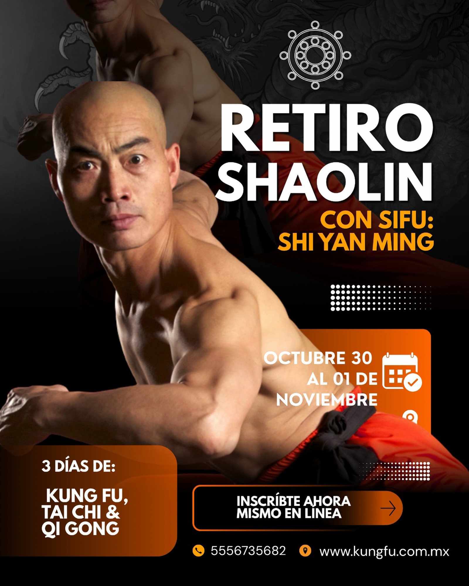 TEMPLO SHAOLIN DE MEXICO AC Facebook ad: Ya viene Shifu Shi Yan Ming El más…