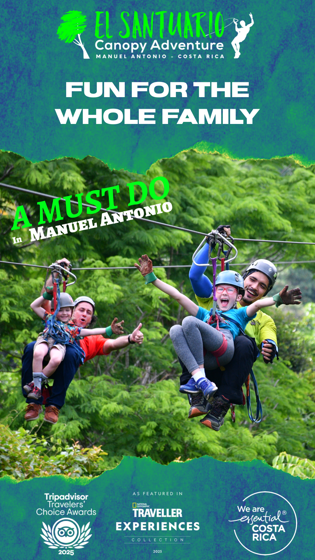 El Santuario Canopy Adventure Tour Facebook ad