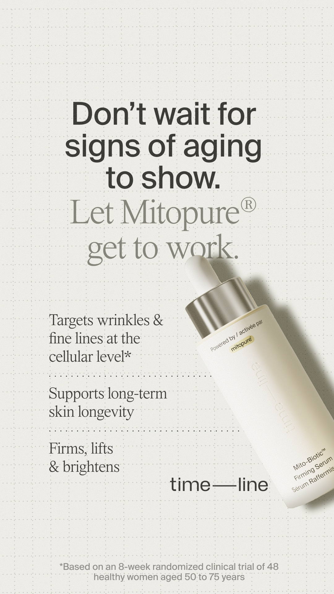 Timeline Longevity Facebook ad