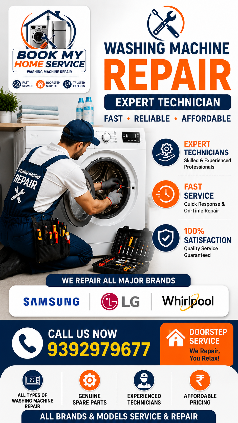 Book My Home Service Facebook ad from Jul 10, 2026