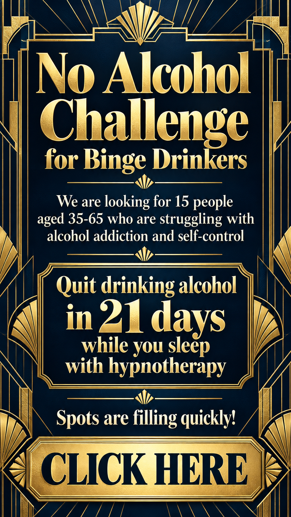 Mindful Drinking Community Facebook ad: Stop trying. Start reprogramming.