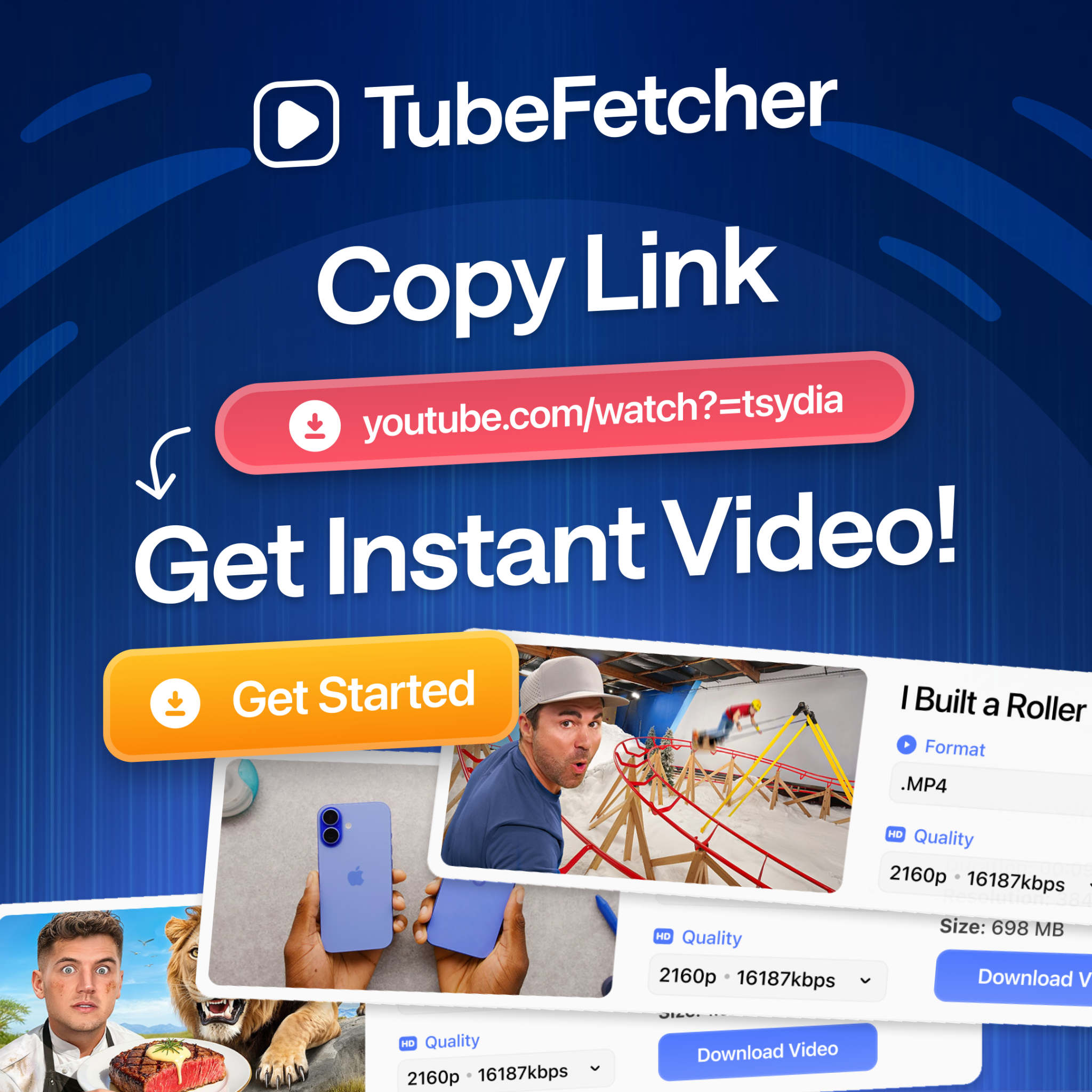 TubeFetcher Facebook ad from Feb 6, 2026