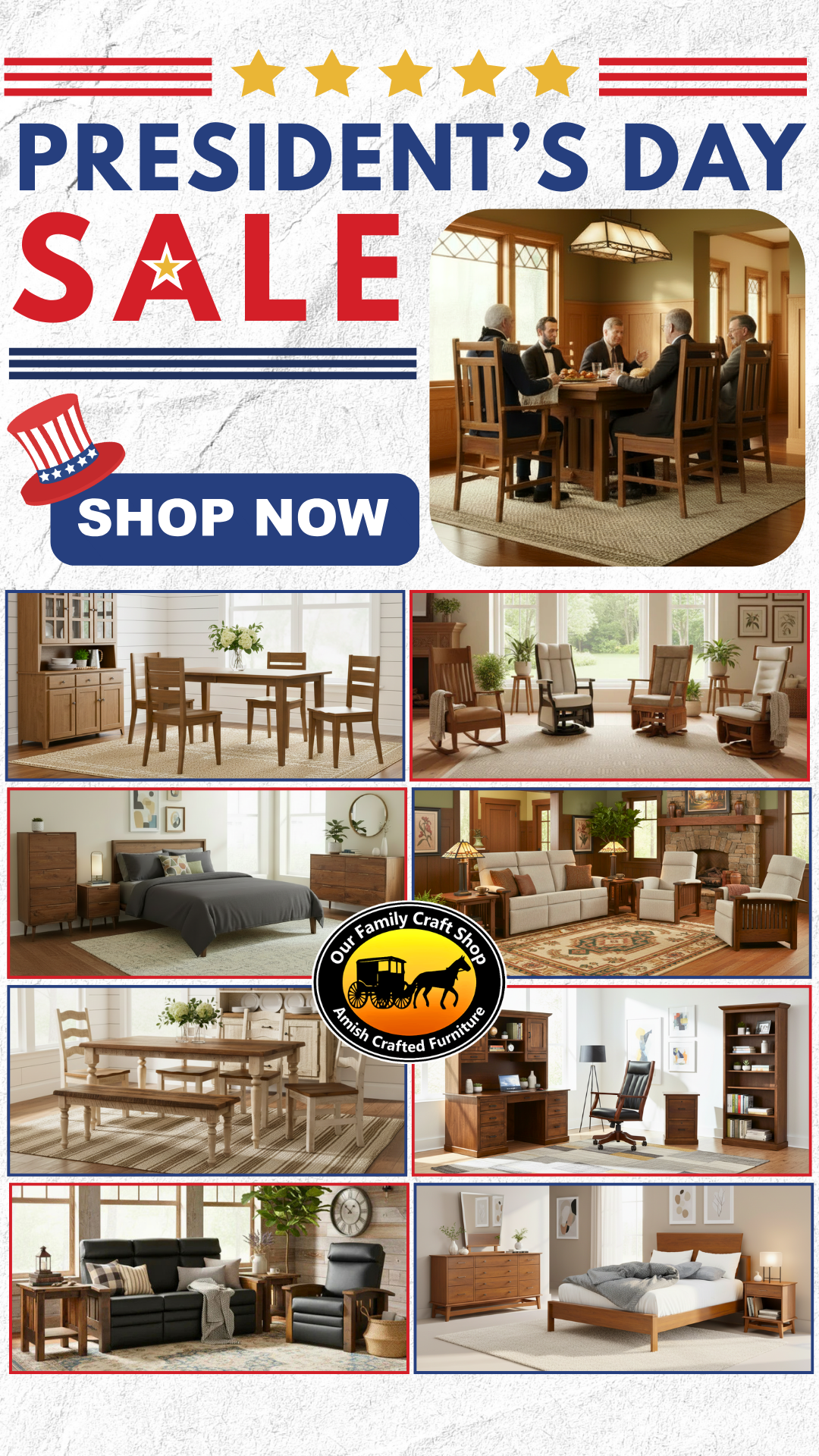 OFCS Amish Furniture Facebook ad