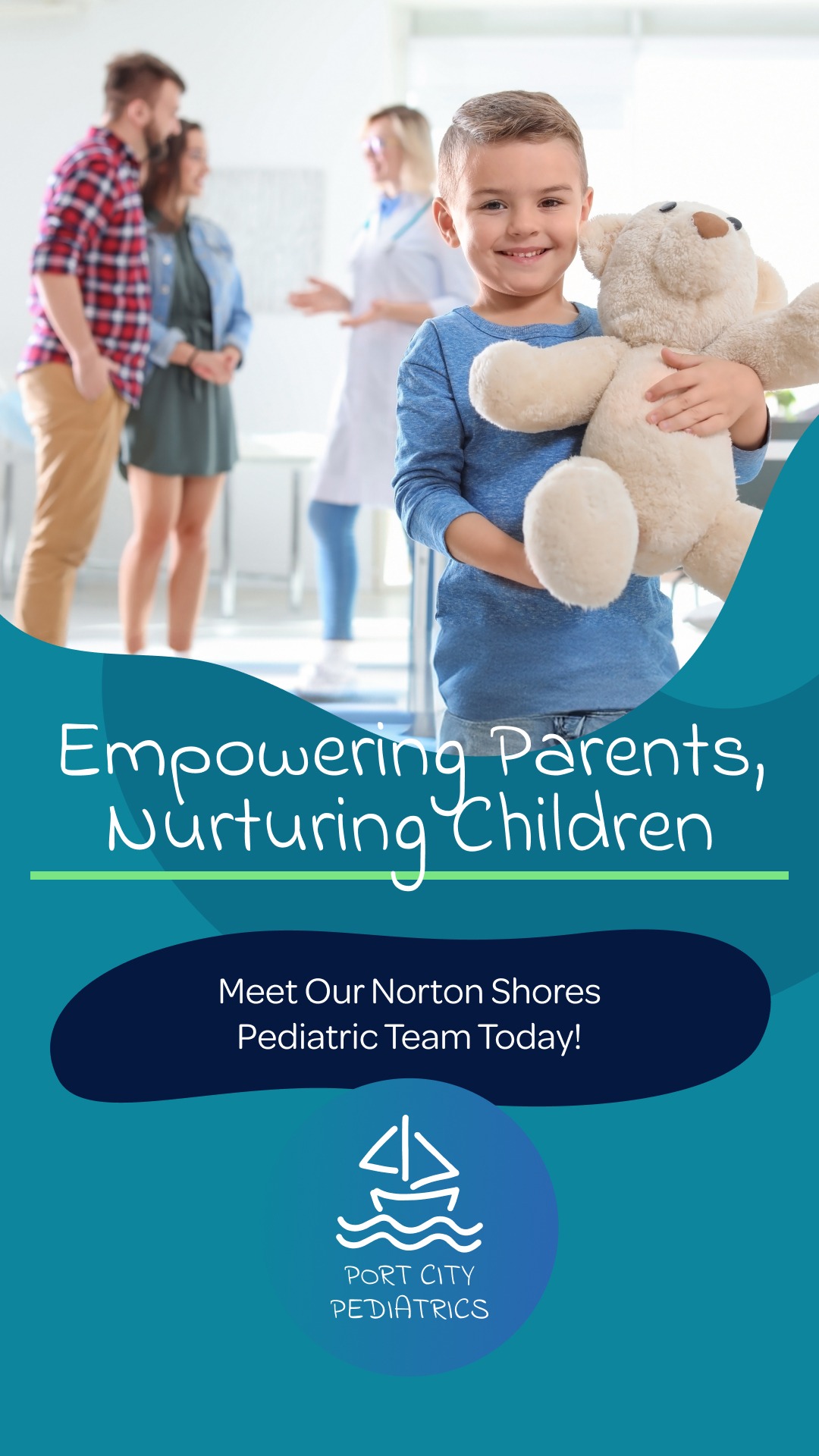 Port City Pediatrics Facebook ad