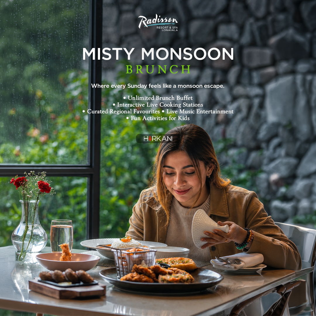 Radisson Resort & Spa Lonavala Facebook ad: Misty Monsoon Sunday Brunch