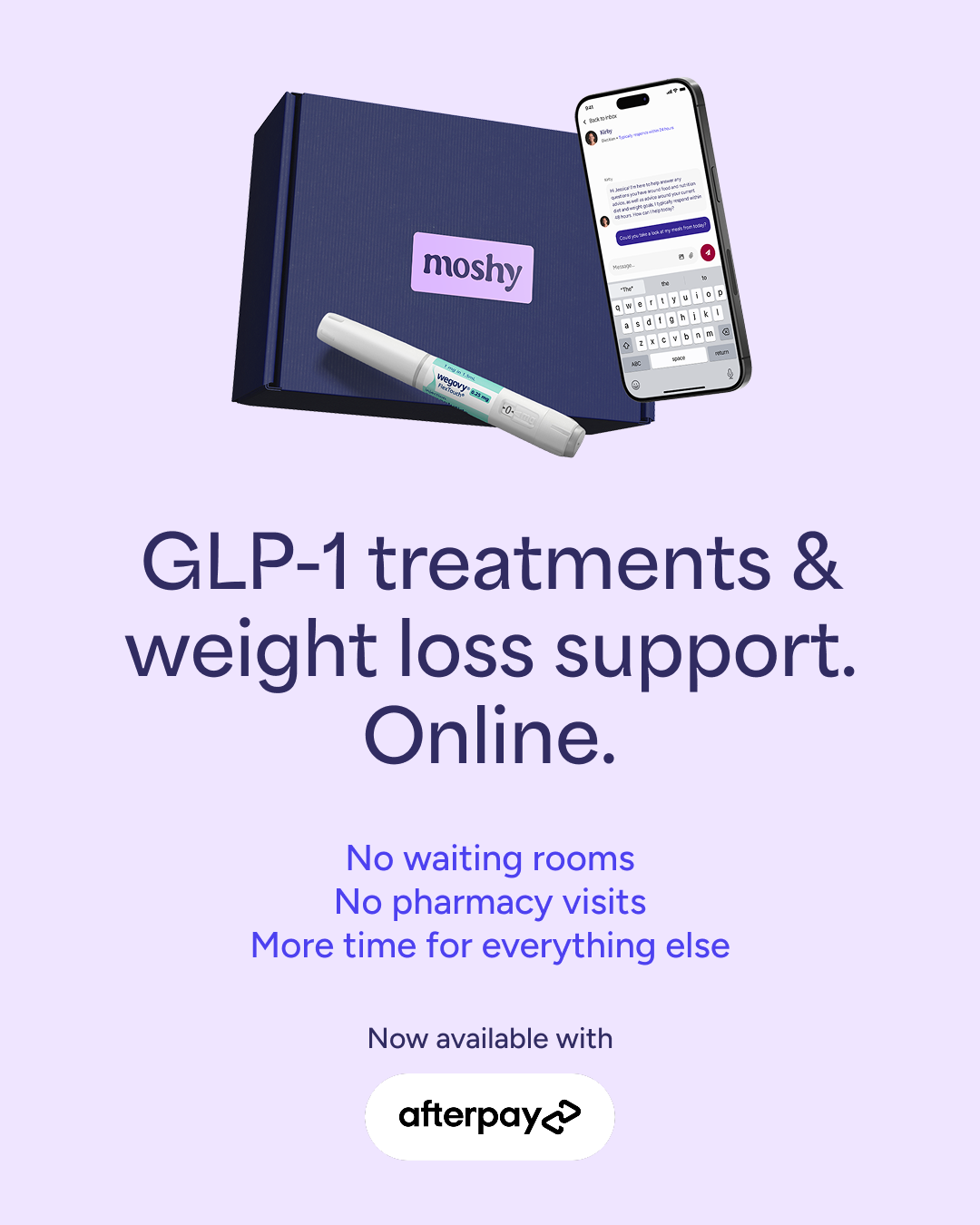 Moshy NZ Facebook ad: Proven Weight Loss Treatments