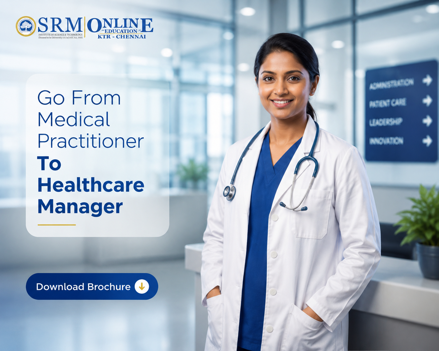 SRM Online Education Facebook ad