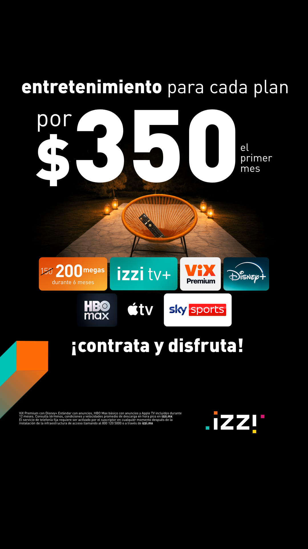 izzi telecom Facebook ad