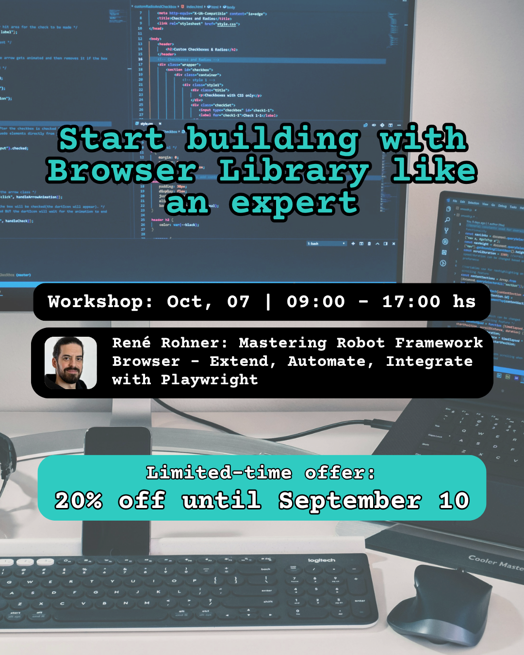 Robot Framework Facebook ad: Playwright & RF Browser: Ultimate Web Power
