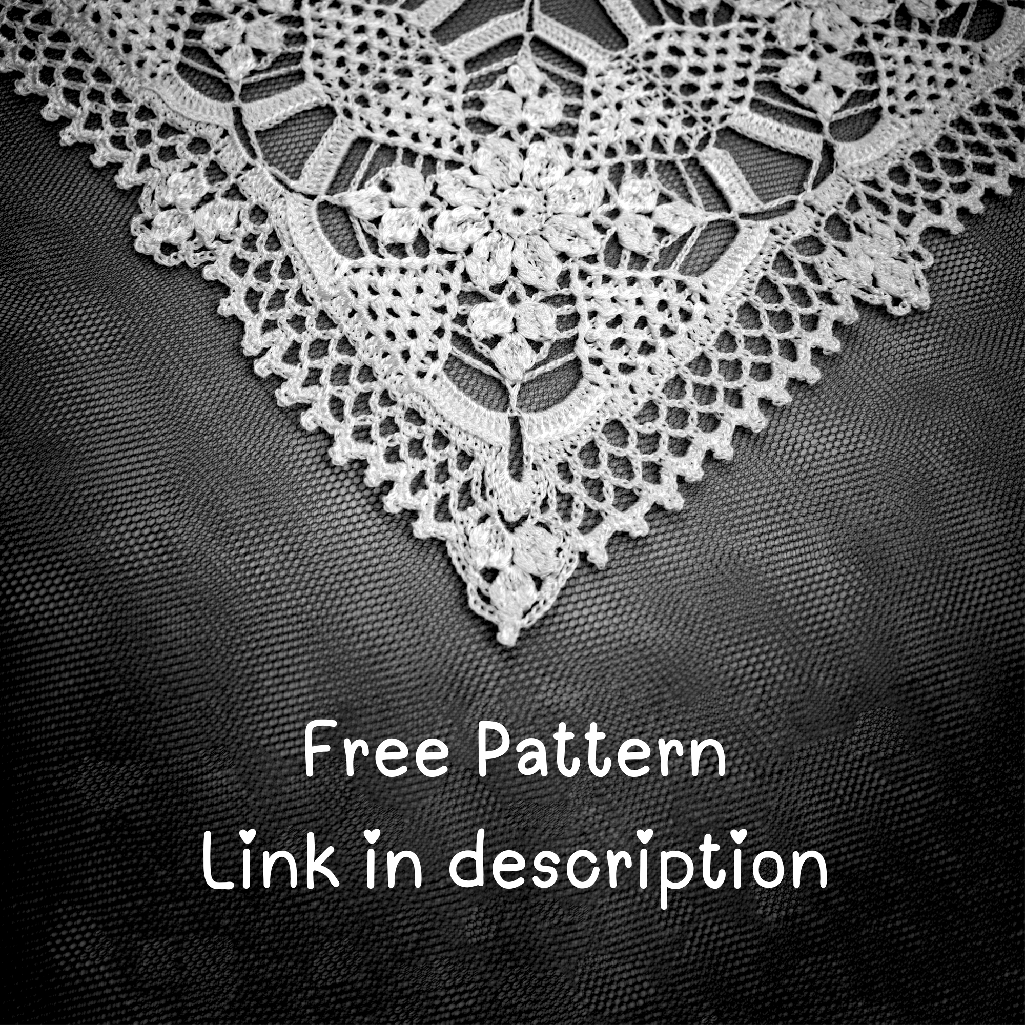 Julia Tushnicka JThouse Crochet Facebook ad: Free crochet pattern about Tablecloth life