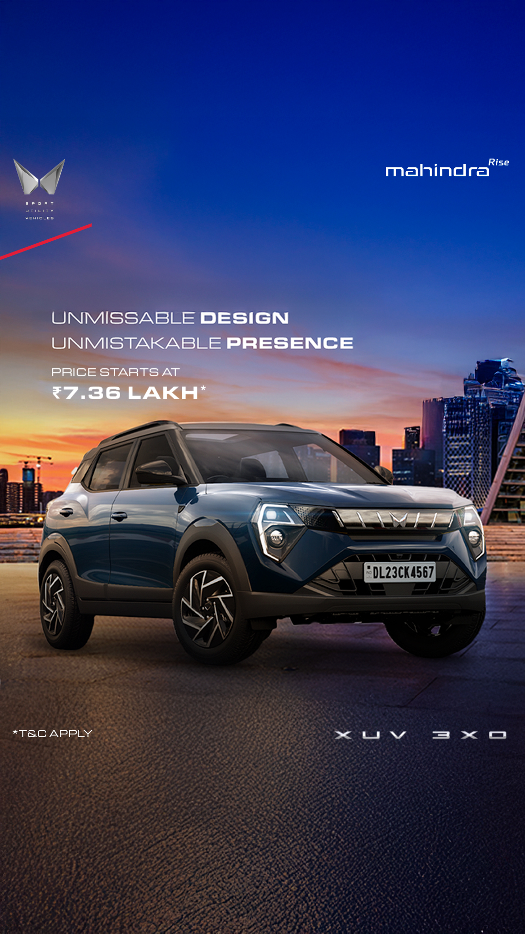 Mahindra XUV 3XO Facebook ad from Mar 5, 2026