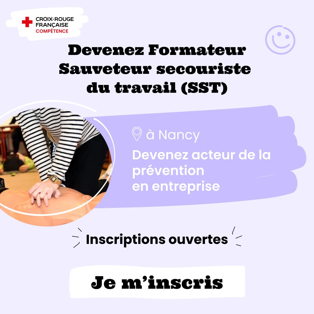 Croix-Rouge Compétence Facebook ad: Inscris-toi dès maintenant