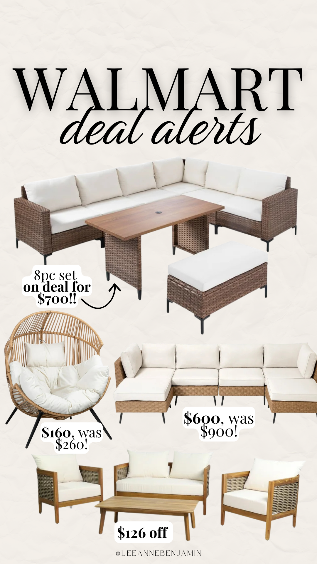 Lee Anne Benjamin Facebook ad