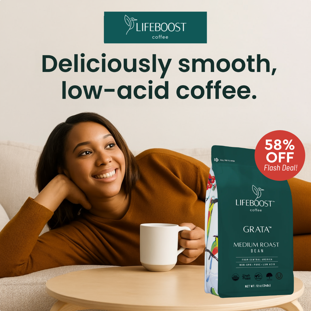 Lifeboost Coffee Facebook ad