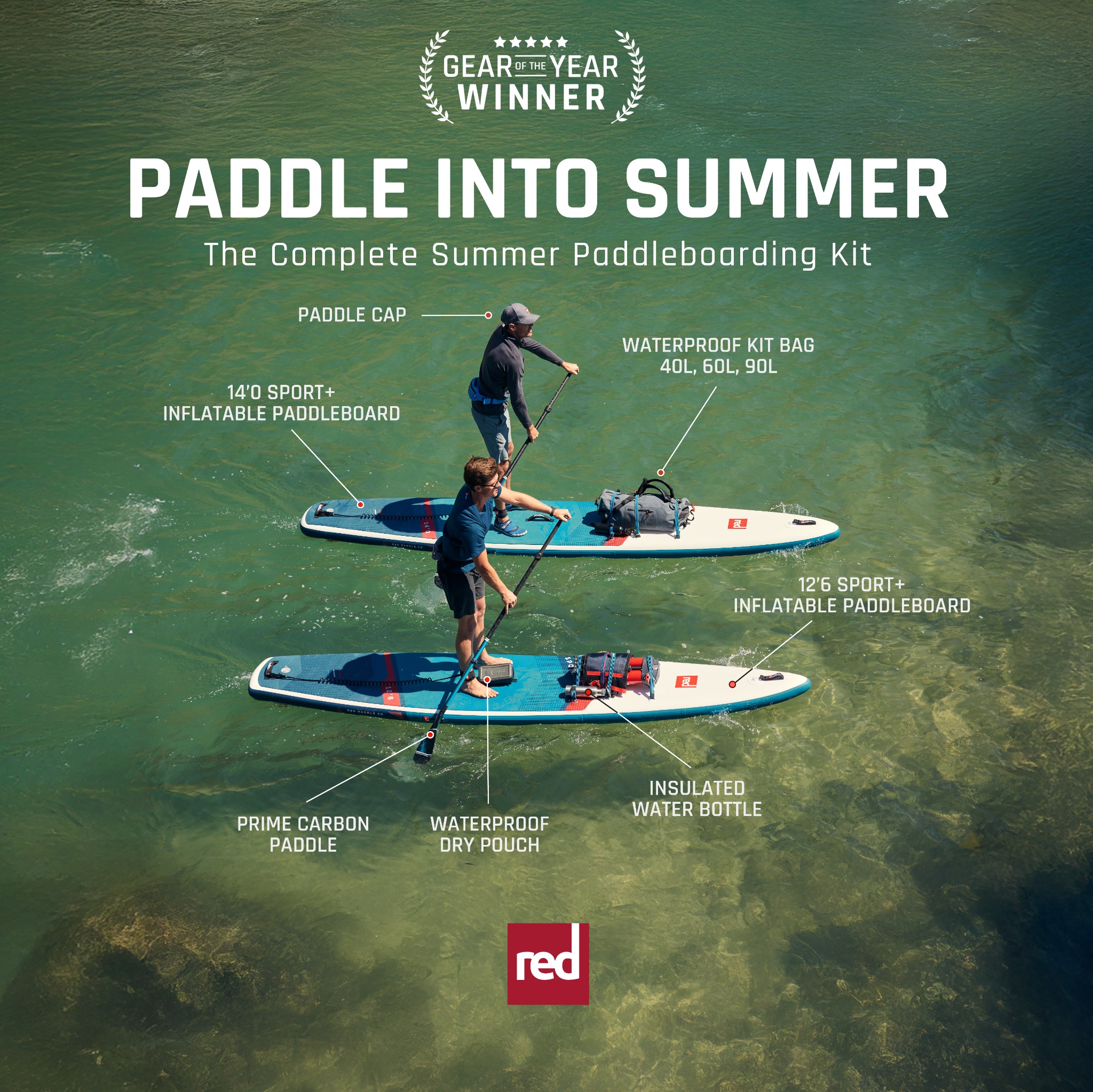 Red Paddle Co Facebook ad