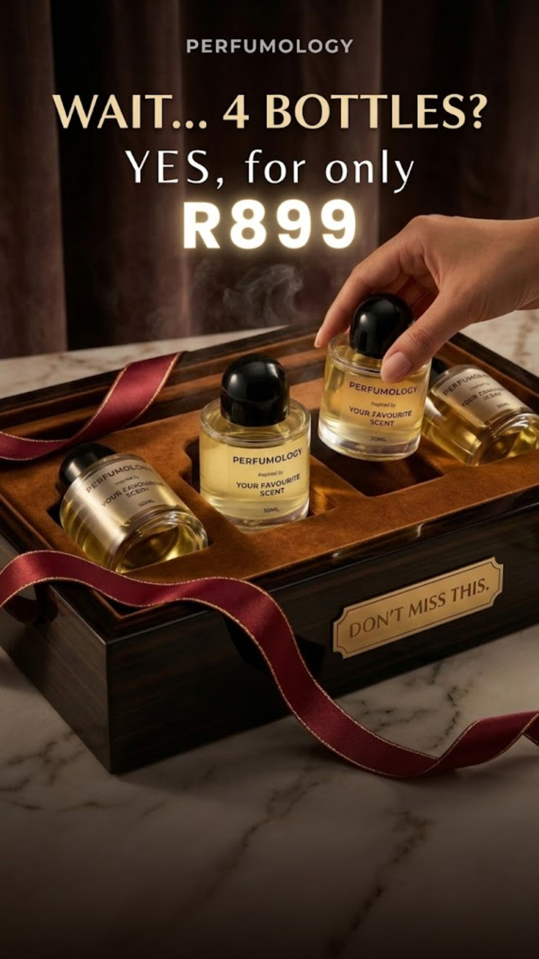 Perfumology Facebook ad