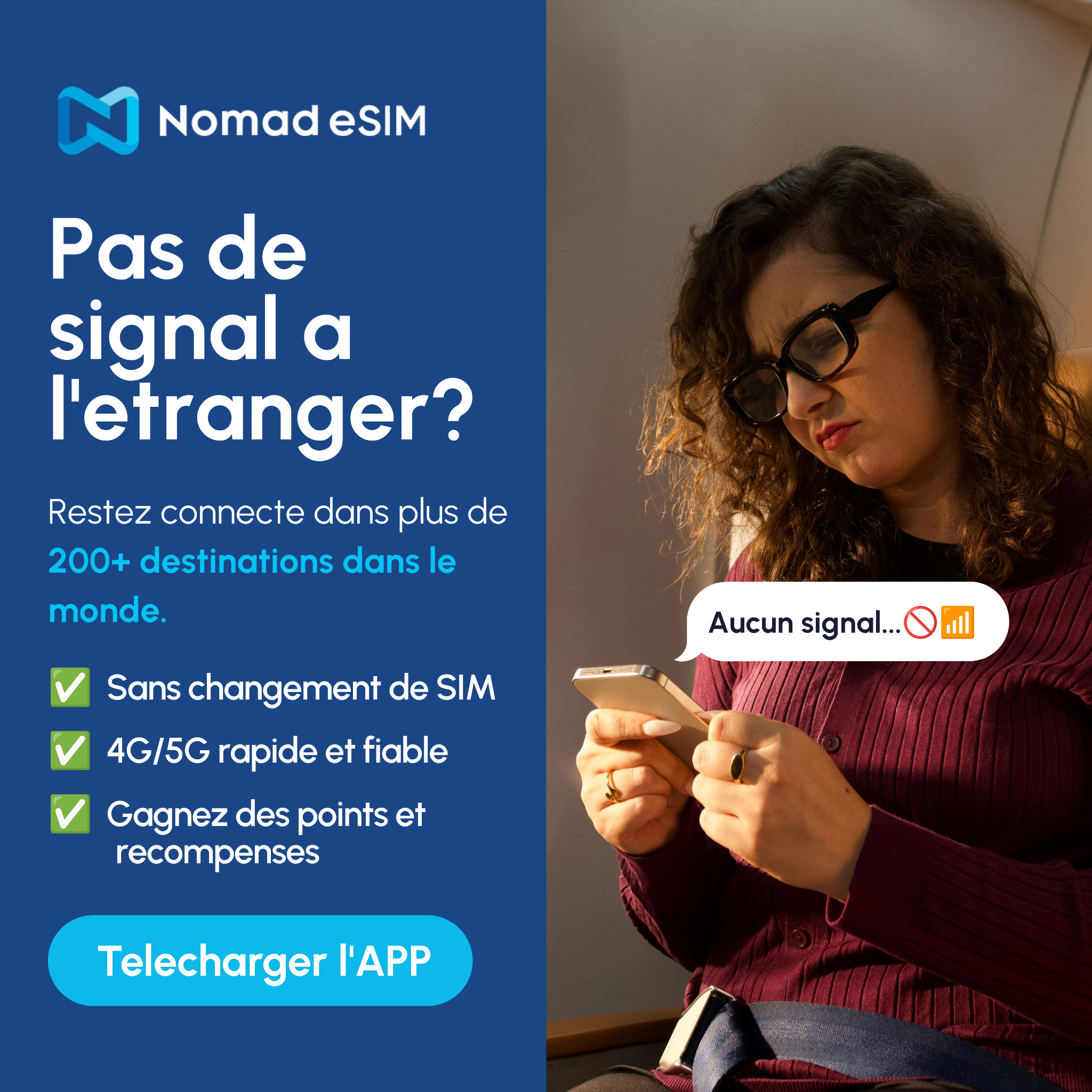 Nomad Esim Facebook ad