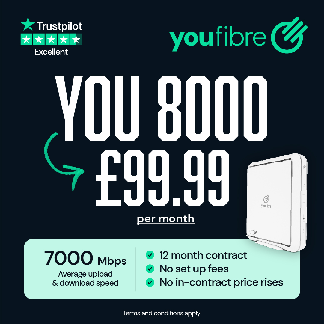 YouFibre Facebook ad